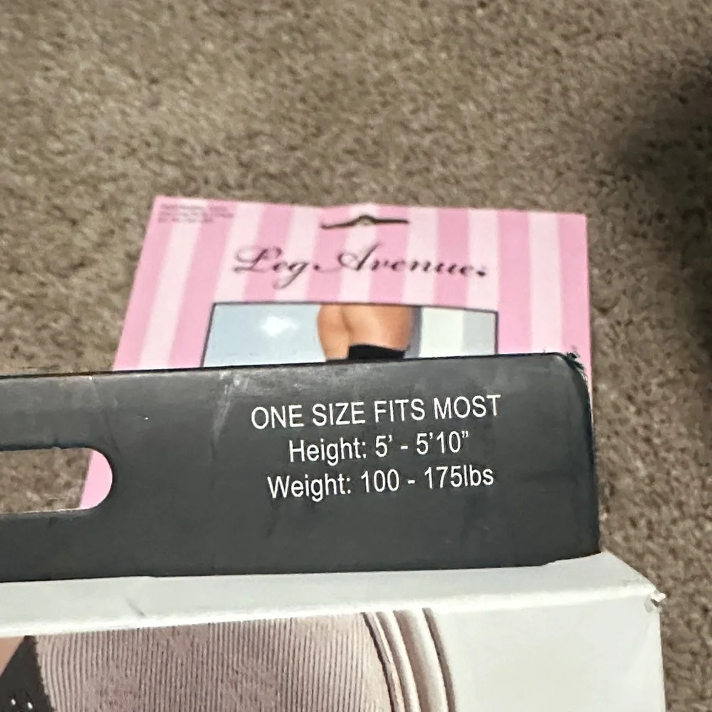 Leg Avenue Black Backseam Stockings